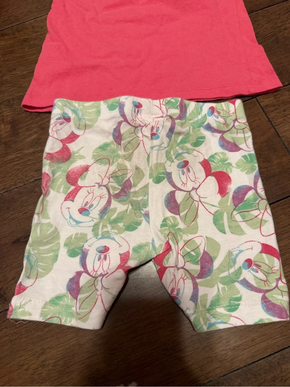 Disney Coral Pink Minnie Graphic Tank Top